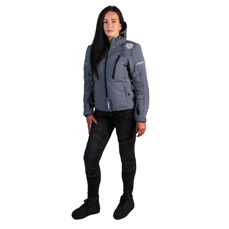 HANA softshell lady jacket grey