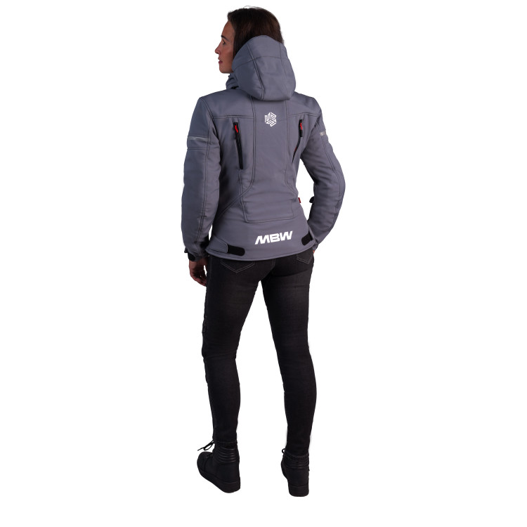 HANA softshell lady jacket grey