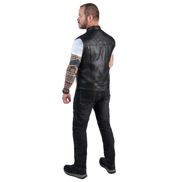 DURO kožená pánská vesta