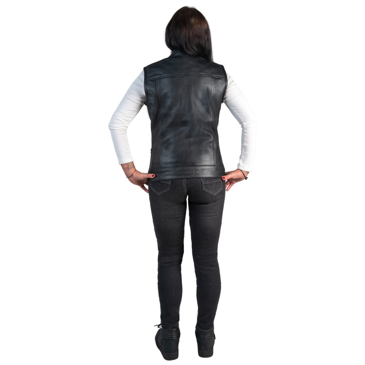 DURO kožená dámská vesta