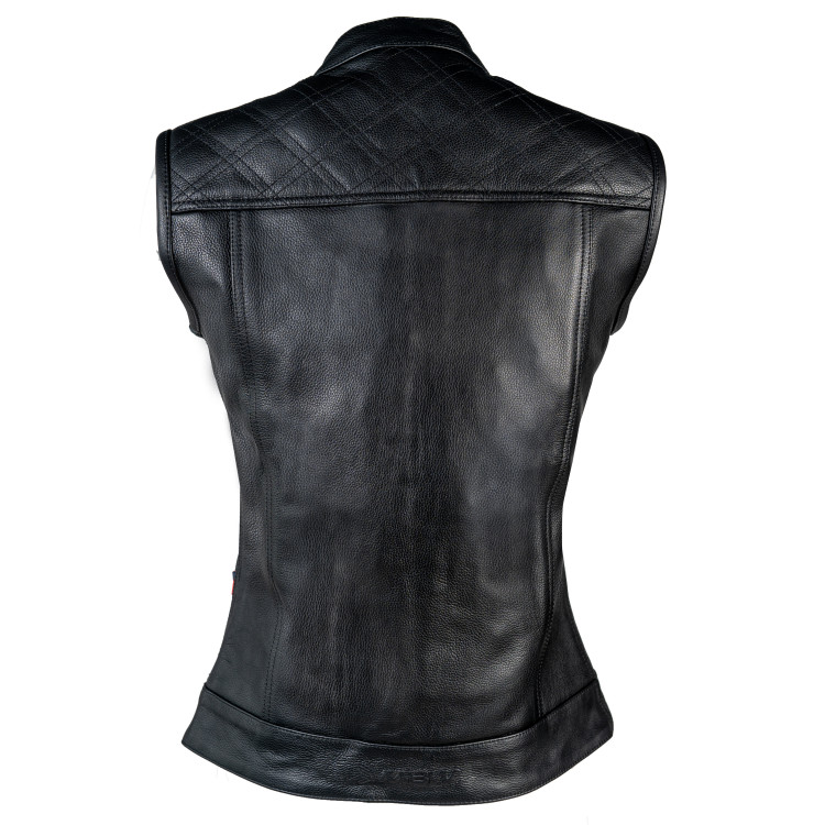 DURO kožená dámská vesta