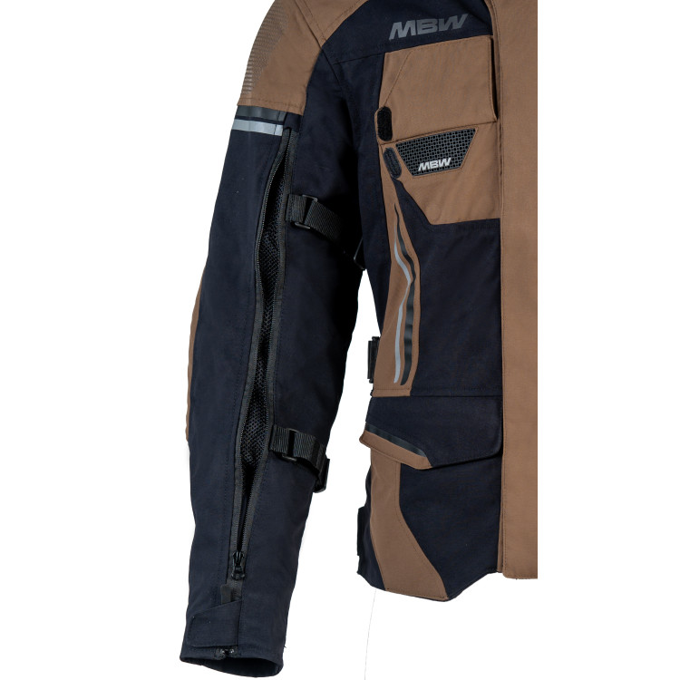 LUCA BROWN textilní pánská moto bunda