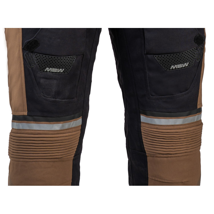 LUCA BROWN PANTS textilní pánské moto kalhoty