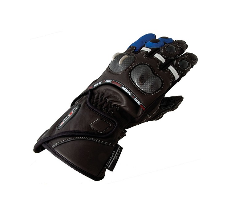 HC BLUE - moto rukavice, dlaň