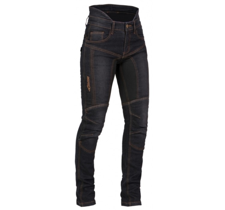 MBW REBEKA KEVLAR JEANS - dámské černé