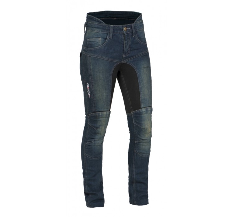 MBW REBEKA KEVLAR JEANS - dámské modré