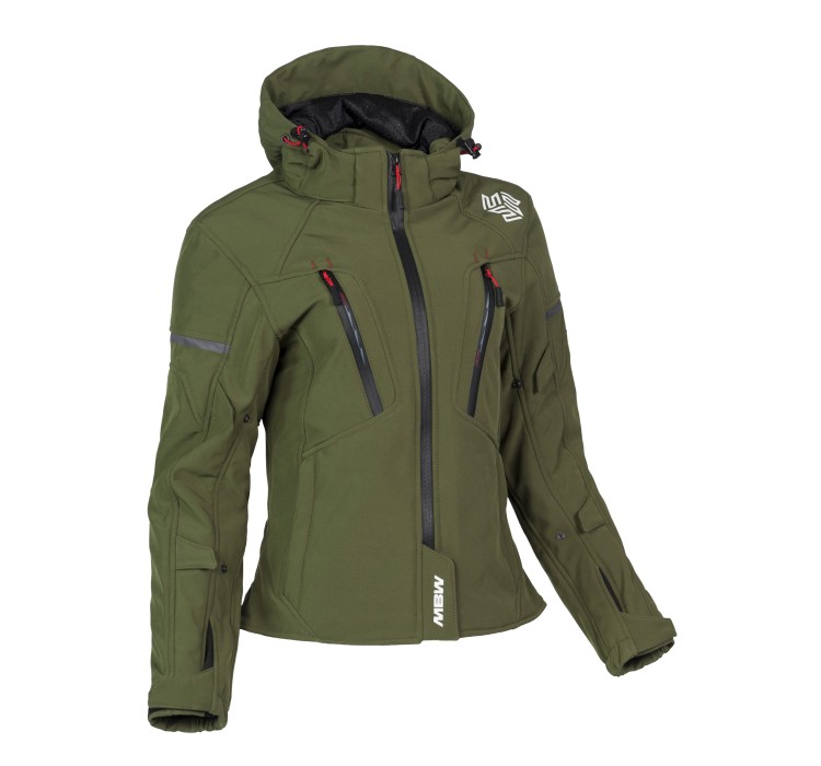 HANA softshell lady jacket olive green