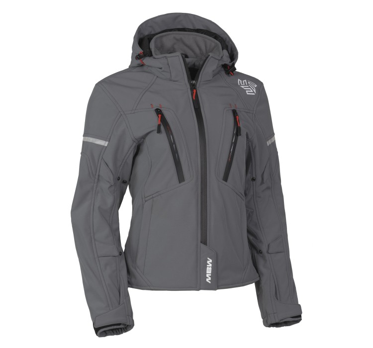 HANA softshell lady jacket grey