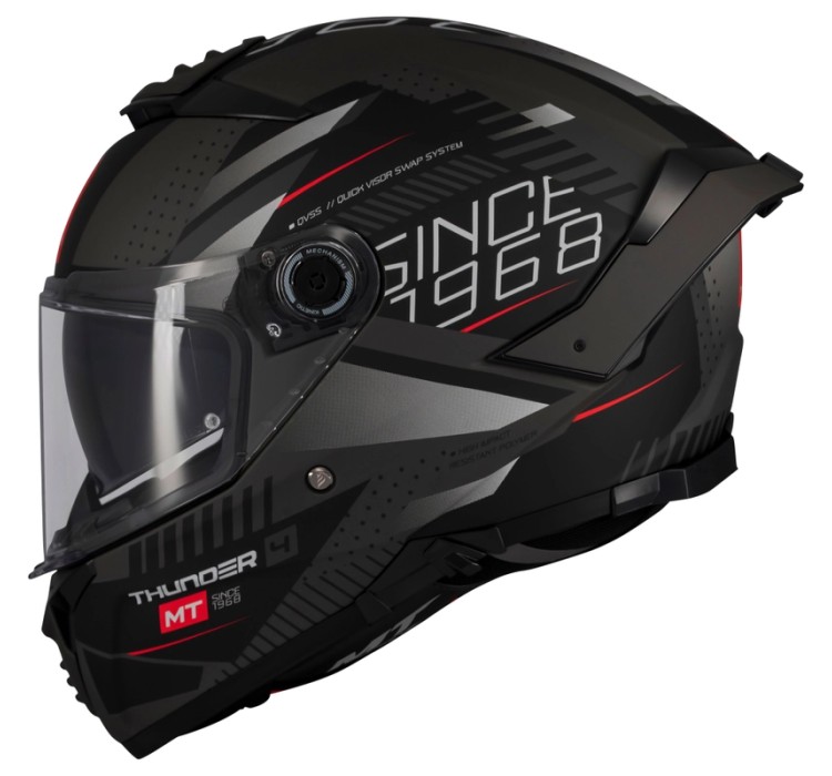MT THUNDER 4SV Luminence matná černá