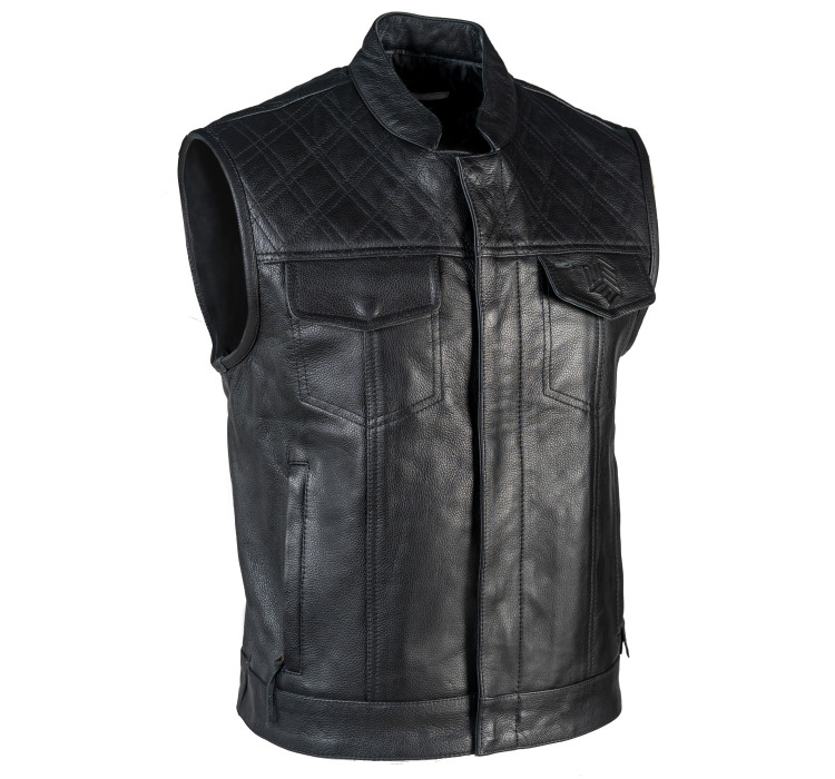 DURO kožená pánská vesta